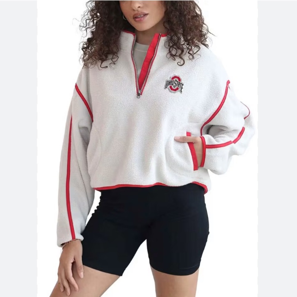 New w Tag: Chicka-D Ohio State University OSU Game Day Fleece. Size Small